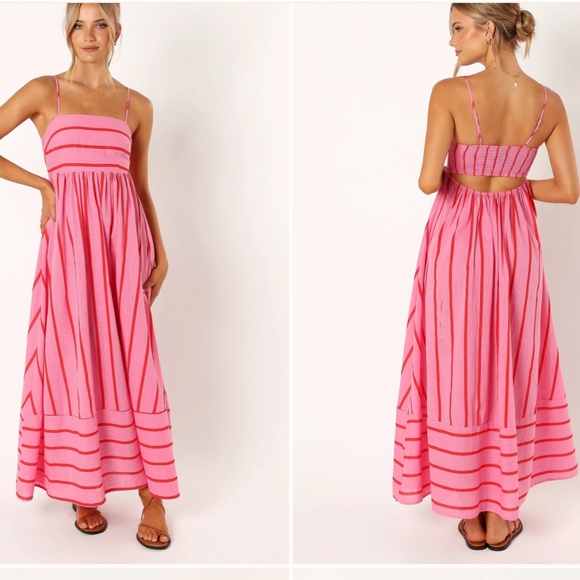 Petal + Pup Pixie stripe Maxi Sun dress, XS,  GD1334 - Picture 3 of 8
